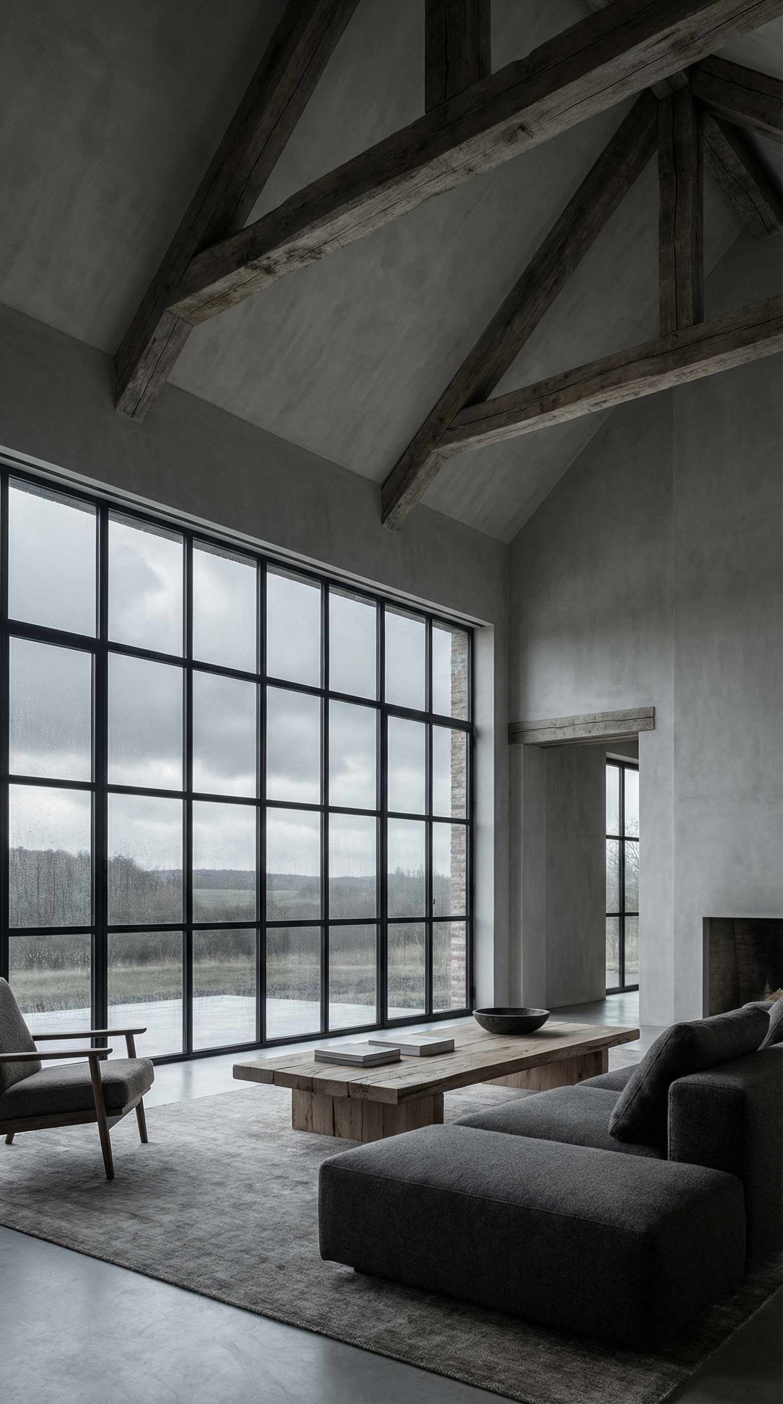 Window Wall Monochrome